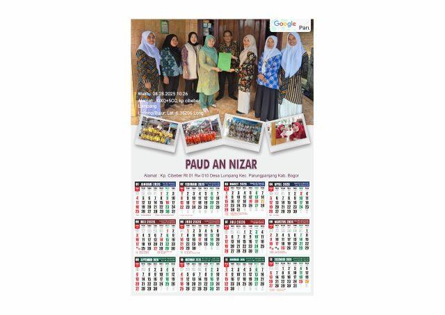 KALENDER CUSTOM 2026 BISA UNTUK PONPES MAJELIS TA'LIM PAUD TK BELI BANYAK BISA NEGO ATAU BONUS DENGAN FOTO KUSTOM DAN DESAIN MENARIK