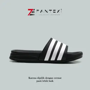 Sandal Selop Pria Dewasa Full Karet Model Terbaru Pola garis