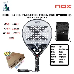 Raket Padel NOX NextGen Pro Hybrid 3K NFA Series Grey