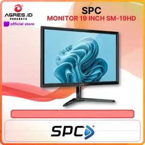 SPC MONITOR 19 INCH SM-19HD IPS HD 720P 1MS 60HZ 1Y - GARANSI RESMI