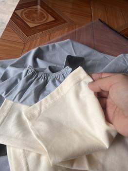 Product Review of ÁO THUN TAY DÀI NỮ PHONG CÁCH UZZANG DỄ THƯƠNG FREESIZE 70 KG TD240901 Women Top Cổ Tròn Nhung Voan from H**t 2