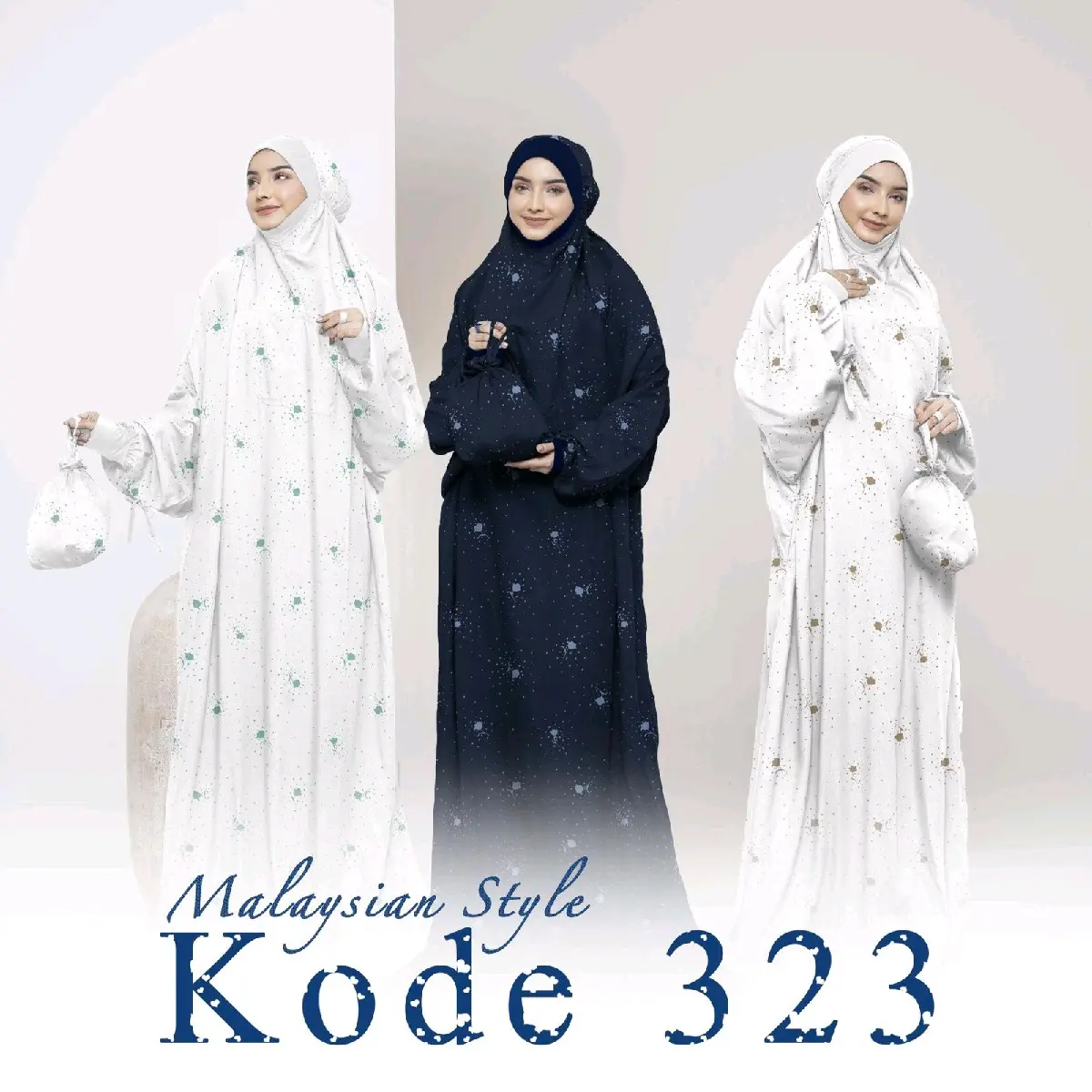 Mukena Terusan Malaysia Style