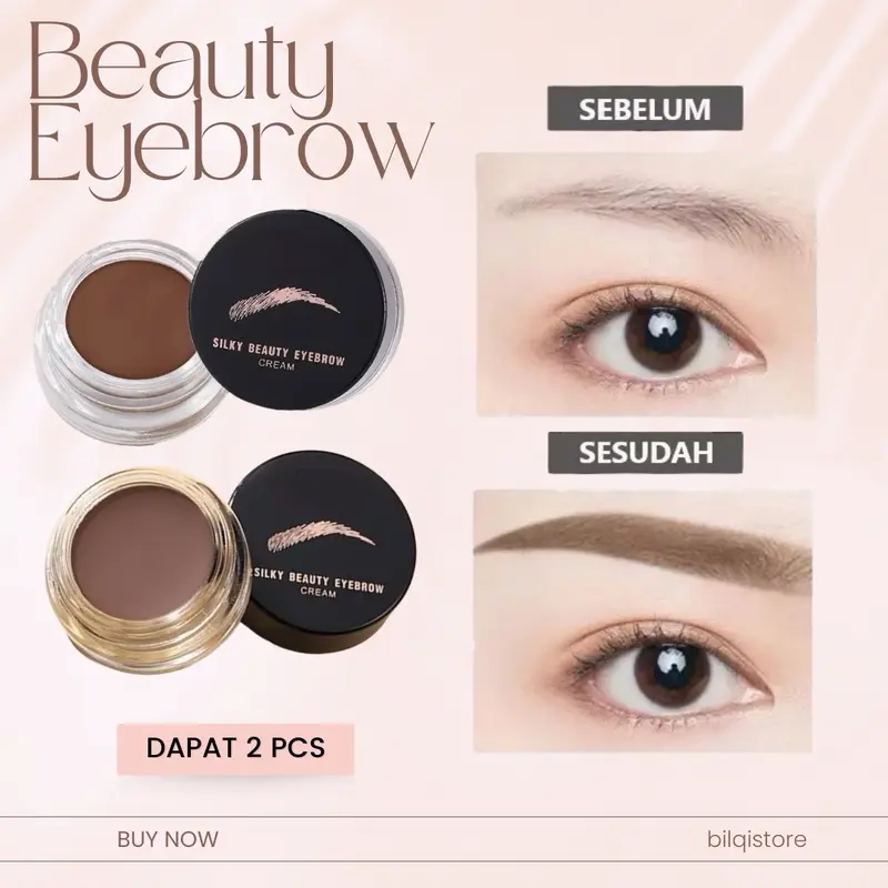 2PCS  EYEBROW CREAM WATERPROOF & LONG LASTING 0