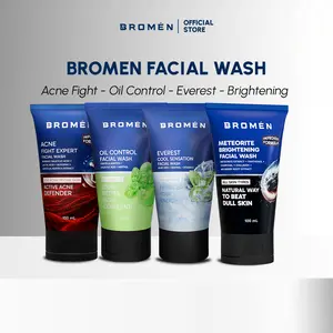 [VARIASI] BROMEN FACIAL WASH SERIES 100mL | SKINCARE COWOK | SABUN CUCI Membersihkan Mencerahkan Wajah PRIA | CLEANSING FOAM