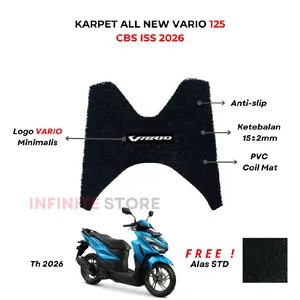 Karpet All New Vario 125 CBS ISS 2026 | Alas Injakan Kaki Tebal Nyaman Anti-Slip