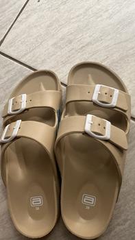 Product Review of Ando Official Sandal Selop Slip On Ratu Wanita Dewasa - Cream from S**🍣 0