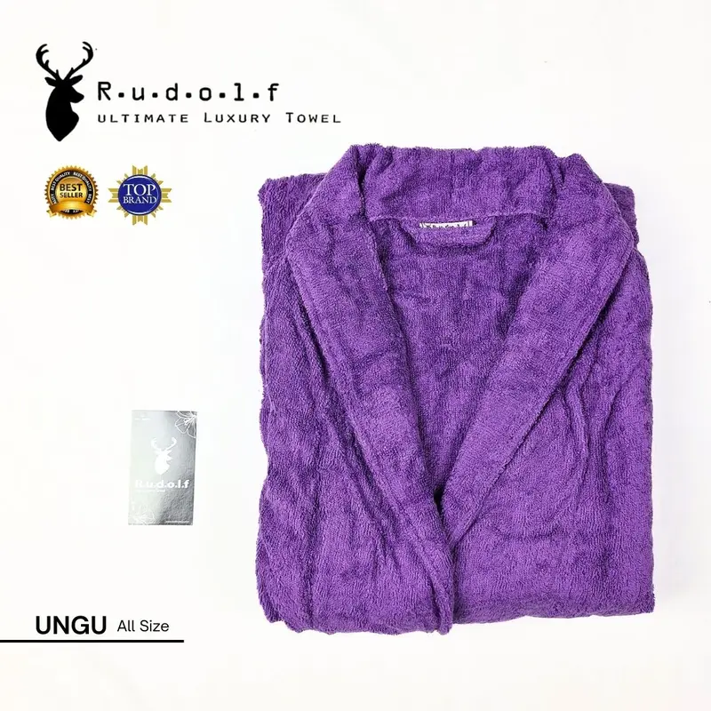 Handuk Kimono Wanita Rudolf Hotel Premium All Size -ABU | VARIAN Dress 8