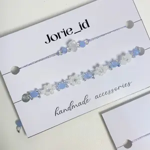 Gelang daisy+serut tali |satu set 2pcs