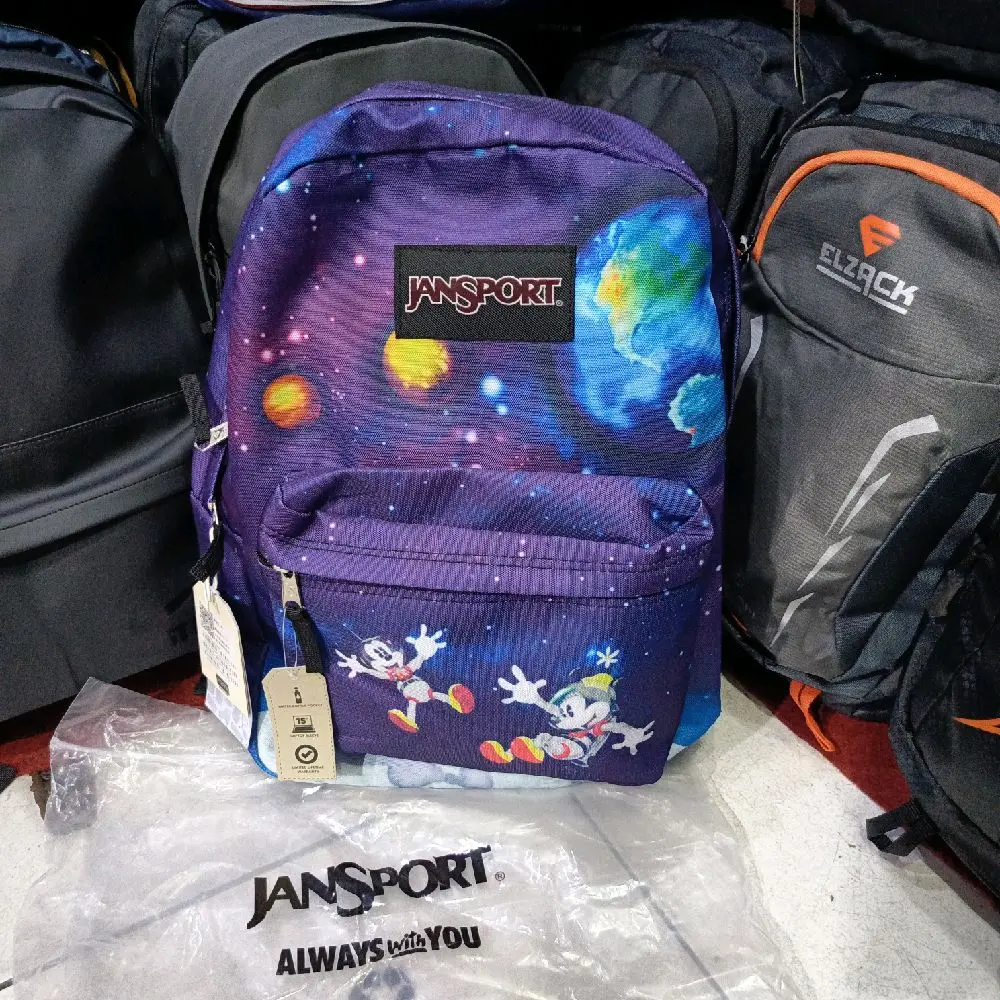ransel jansport full embos js motif disney