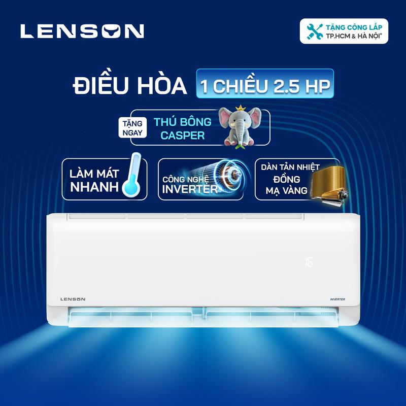 Điều hòa/ Máy lạnh Lenson Inverter 1 chiều 1HP LV-24CX1