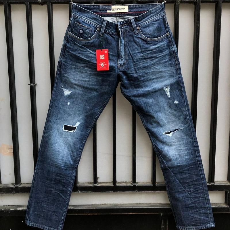 Jeans pria panjang | celana panjang pria | celana panjang jeans | jeans panjang |  Celana Panjang Distro Cowok Dewasa Denim Fit 4