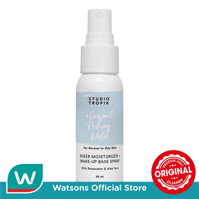 Gambar Studio Tropik Original Priming Water With Rosewater & Aloe Vera 30ml dari Watsons Indonesia Official Store Kab. Tangerang Tokopedia