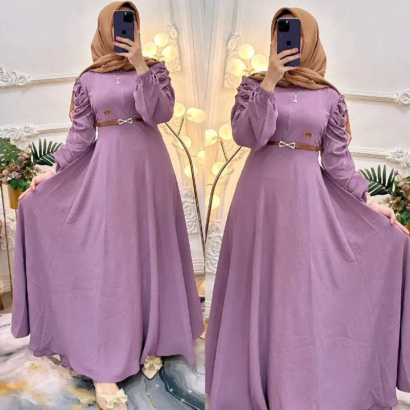 gamis cinderella, baha crinkle premium 1