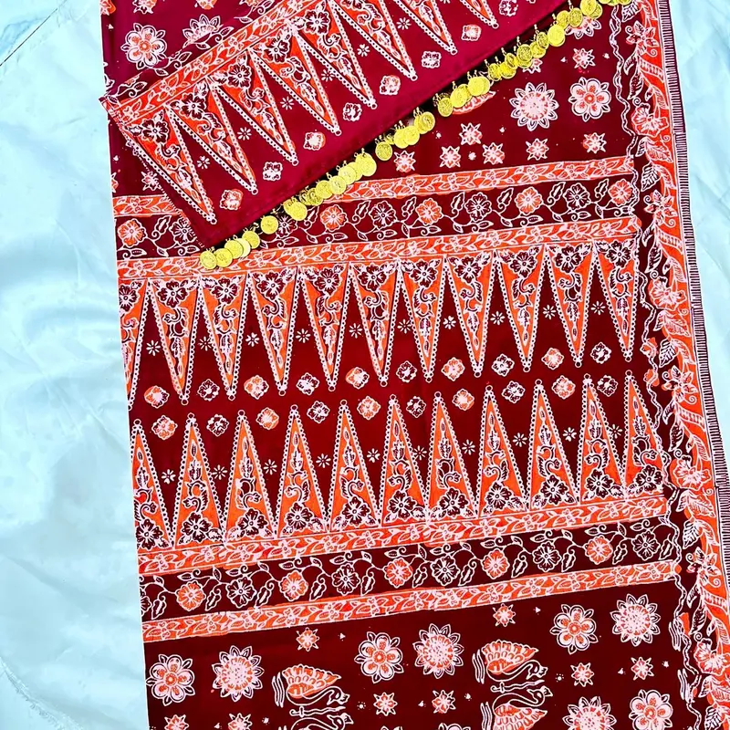 Set kain tekuluk batik jambi asli dengan ronce 2