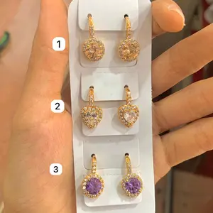 anting permata rose gold • belanja 2 gratis 1 item • by kentia jewelry