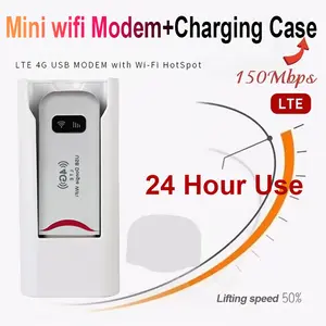 YGDS H760 Wireless Router 4G LTE Mini Modem 150Mbps Mobile Broadband WiFi 5200mAh Charger