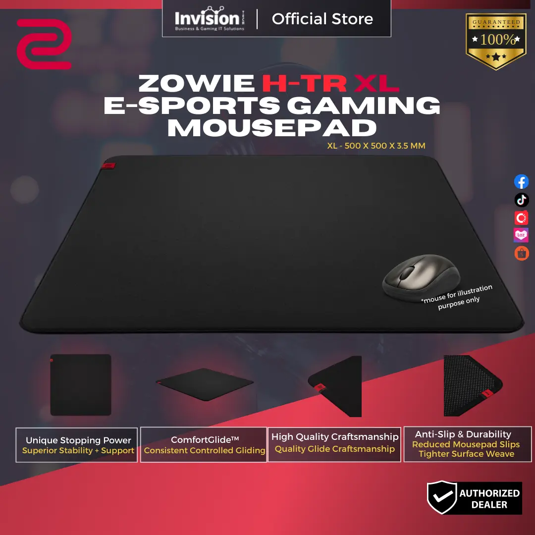 Zowie H-TR Extra Large Esports Gaming Mouse Pad