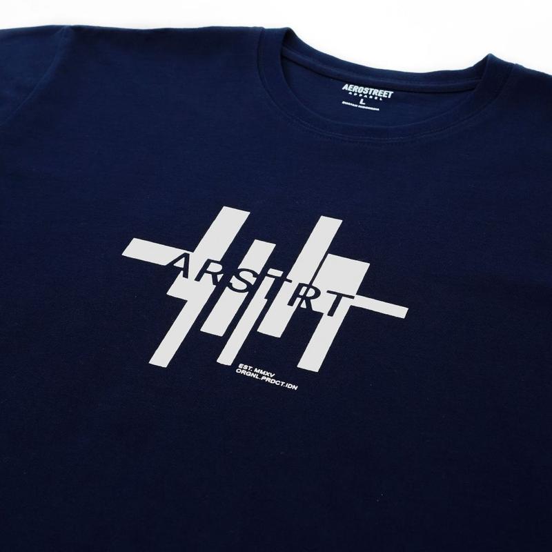 Aerostreet T Shirt Elio Navy Kaos T Shirt AAAAA 1