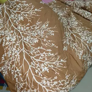 BEDCOVER saja tanpa sprei full Dakron Bahan Katun Lembut Bisa Dicuci Hitam 200x220 150x220 120x200