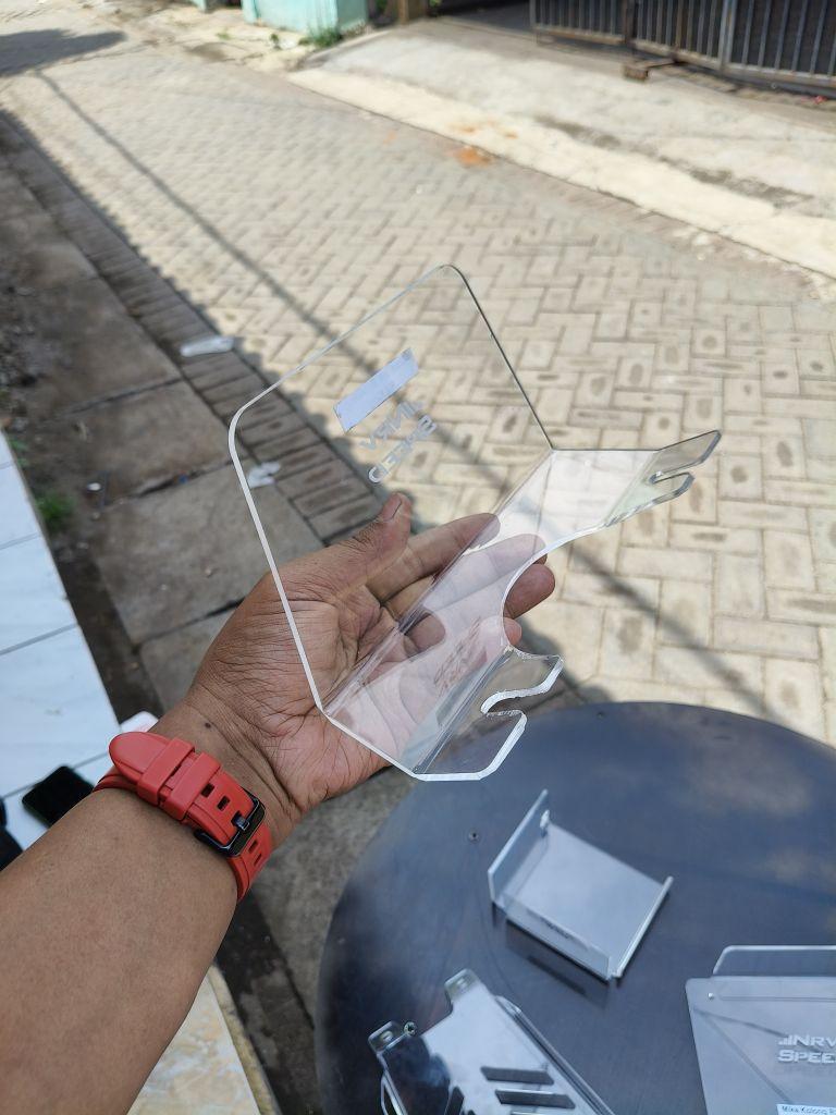 NRV mika kolong Akrilik Yamaha RX-King Transparan Jok Motorcycle