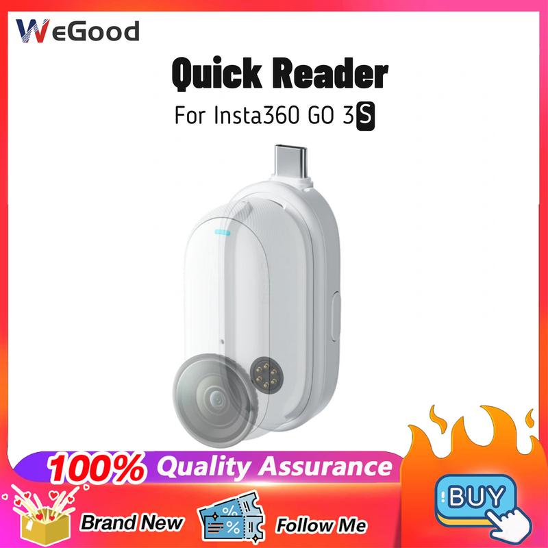 Insta360 GO 3S Quick Reader SD Card File Transfer Type-C USBC Lighting ...