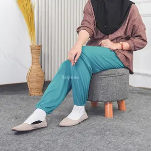 Celana Muslimah Celamis / Innerpants Gamis Eleena Model Kerut Wanita Dalaman Legging Legging