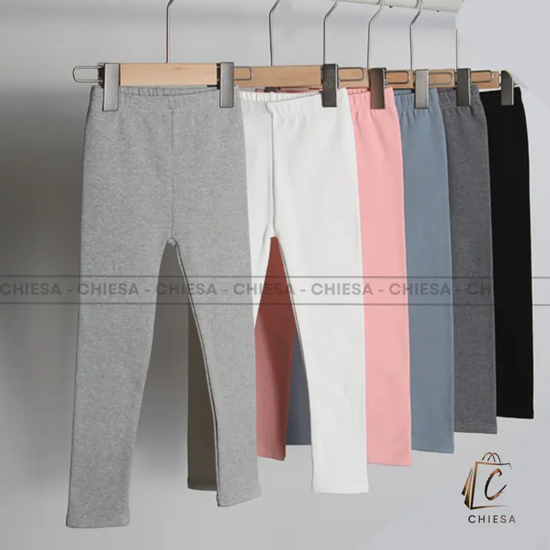 Paket Extra Hemat Isi 6pcs Legging anak perempuan Soft Rayon Kaos Usia 3 s/d 15thun Celana Leging Anak Perempuan Polos Slim-fitting Fashion 1