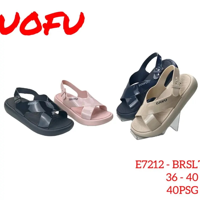 Luofu Sepatu Sendal luofu,Empuk   #Ringan pakai #Shoeswanita #Slip on 0