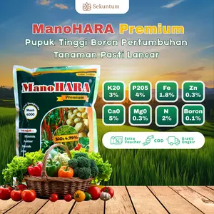 ManoHARA Premium MESH 4000 1KG - Pupuk Calbor Fertilizer - Anti Rontok dan Jamur