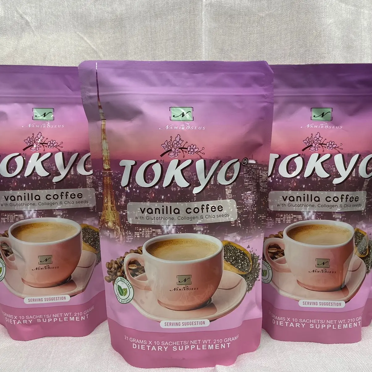 Tokyo Vanilla Coffee with Chia seeds