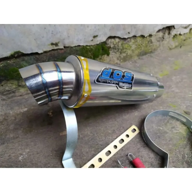 Knalpot Racing Dos Motor Beat Fi, Mio J, Scoopy, Vario, Fino, Xeon, x tide, x gear  Mesin Motorcycle 4