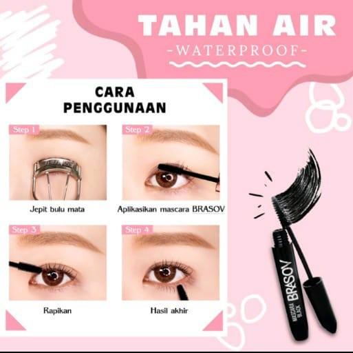 Product Introduction of BRASOV Maskara Black 8gr / maskara hitam Mascara Waterproof 3