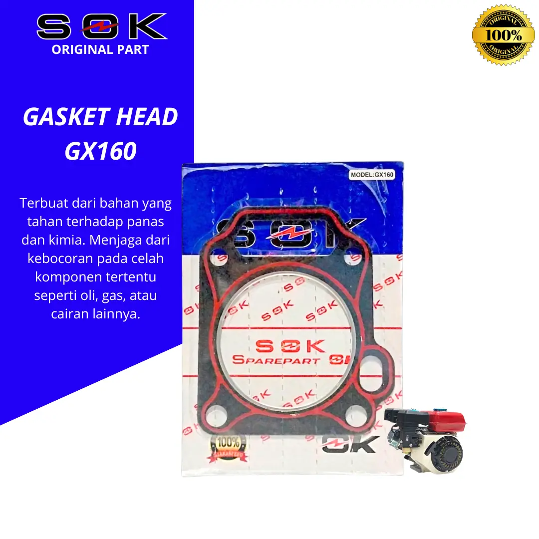 Paking head GX160 Gasket head GX160 Packing cylinder kop GX160 GX200