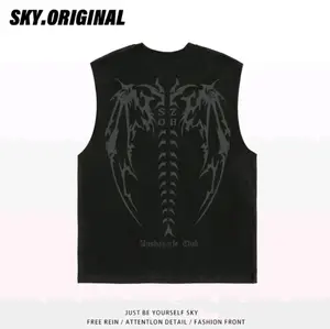 0kaos gym pria/kaos tanpa lengan/tanktop pria jumbo