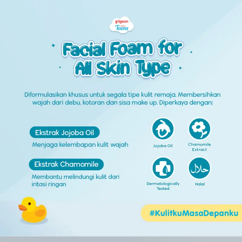 Mewwa Beauty - PIGEON Facial Foam All Skin Type 100g - Sabun Muka Pembersih kotoran Bekas Riasan Tanpa Iritasi Original BPOM 1