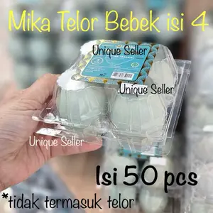 [Isi50] Mika Tray Telor Bebek isi 4 dengan Pengunci TEBAL / Tray Telor Plastik Kancing isi 4 / Mika Telor isi 4 dengan Kancing Pengunci / Tray Telur isi 4 dengan kancing Pengunci