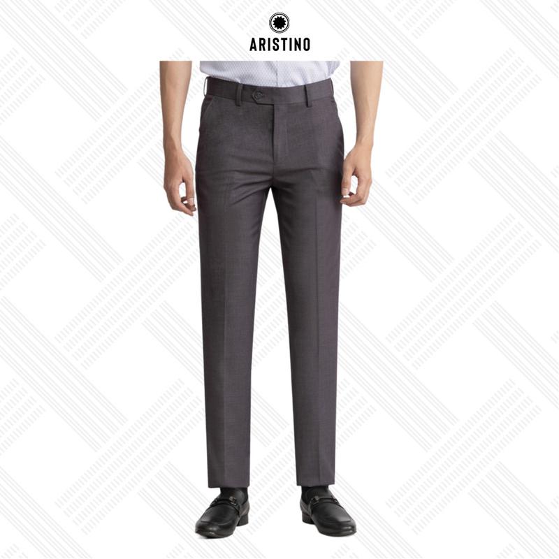 ARISTINO Quần âu nam thiết kế cơ bản, màu sắc trung tính họa tiết kẻ chìm, dễ dàng kết hợp với nhiều loại trang phục, đem lại diện mạo lịch lãm và tự tin ATR00203