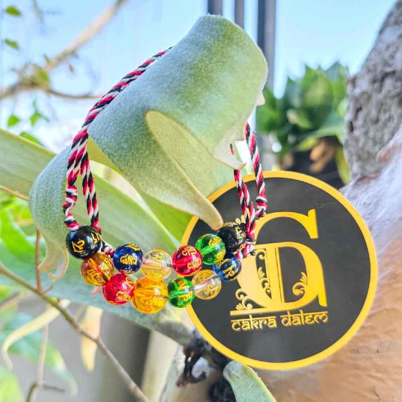 Gelang Tridatu Batu Cakra Mantra (batu 3/batu 5/batu 7)// Aura Keberuntungan dalam segala hal 0