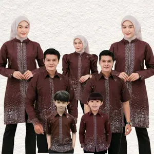 COD BISA PISAH - SUTENA MAHOGANY - BAJU BATIK CUOPLE KELUARGA AYAH IBU DAN ANAK LAKI - LAKI SIZE M L XL XXL