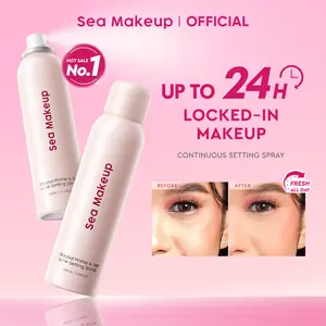 Sea Makeup Stayput Prime & Set Continuous Setting Spray 100ml - Riasan Tahan Lama 24 Jam, Finishing Velvet Halus, Kontrol Minyak, Harga Spesial 75K