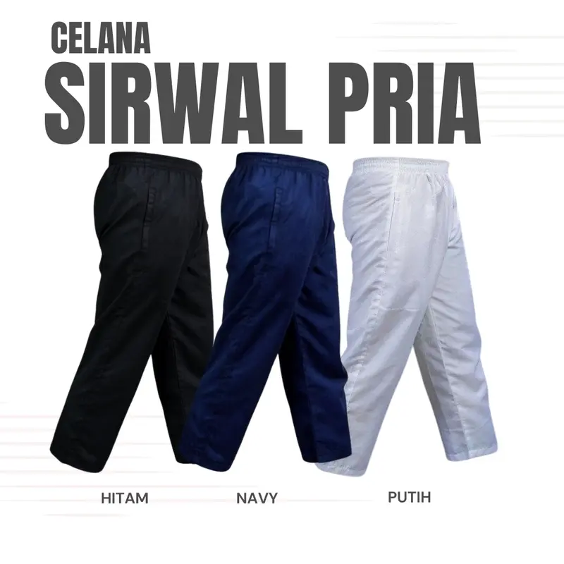 100 ribu dapat 3 Celana Sirwal Muslim Pria Dewasa 6