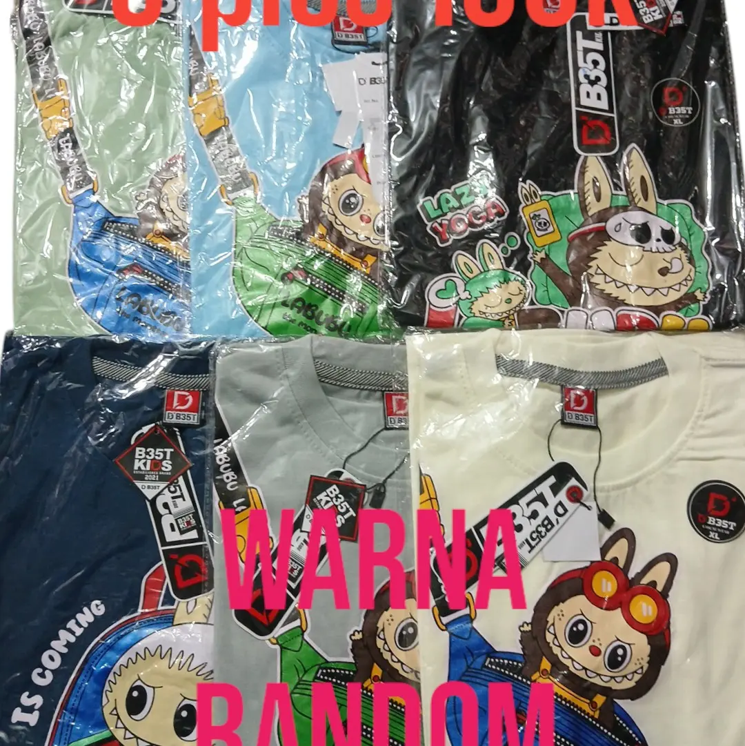 Baju anak anak labubu viral Fashion