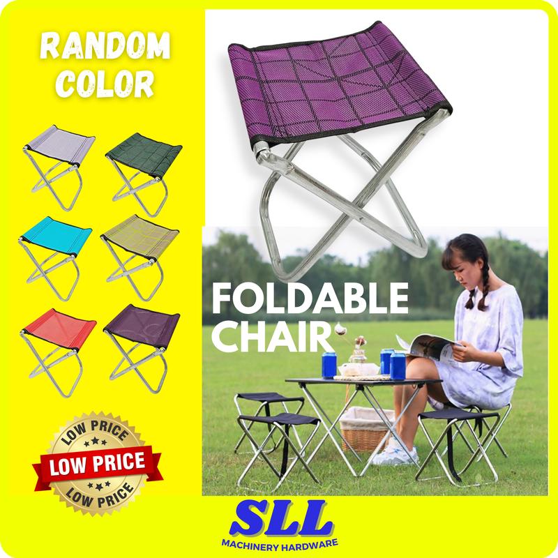 RANDOM COLOR Portable Foldable Folding Chair Outdoor Picnic Camping ...