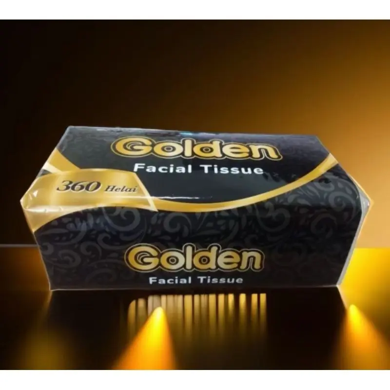 Tisu Wajah Golden 360 Helay - Tissue Premium