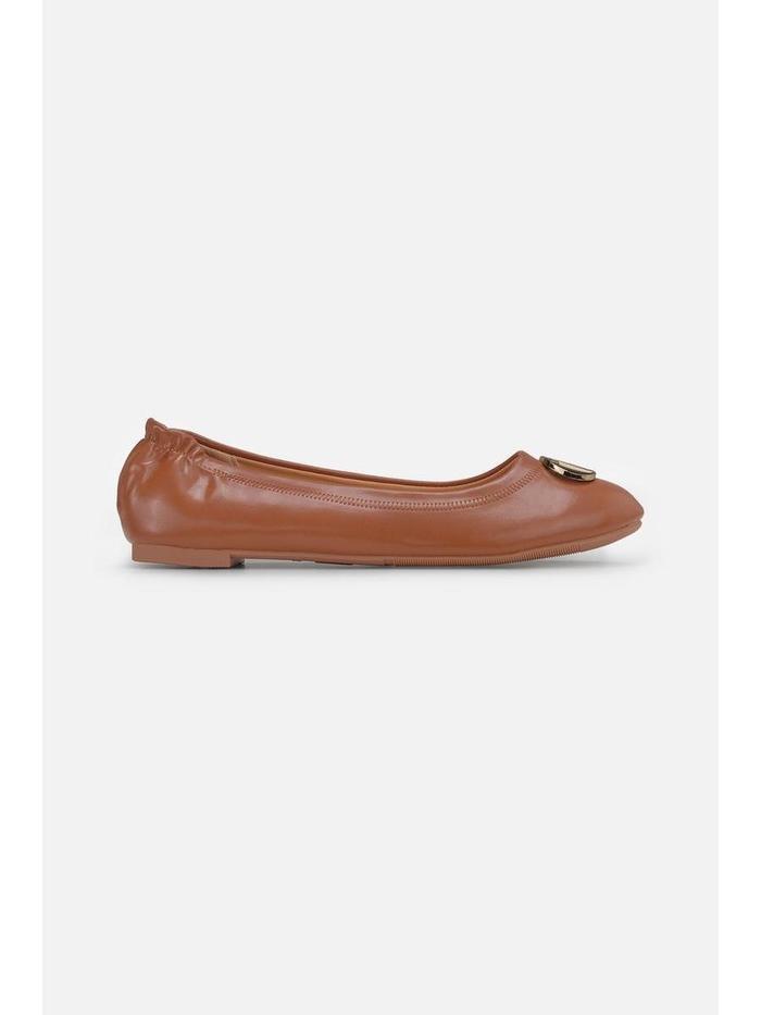 Gambar ZYTADELIA Elea Flat Shoes - Brown - 38 dari zytadeliastore Kota Administrasi Jakarta Timur Tokopedia