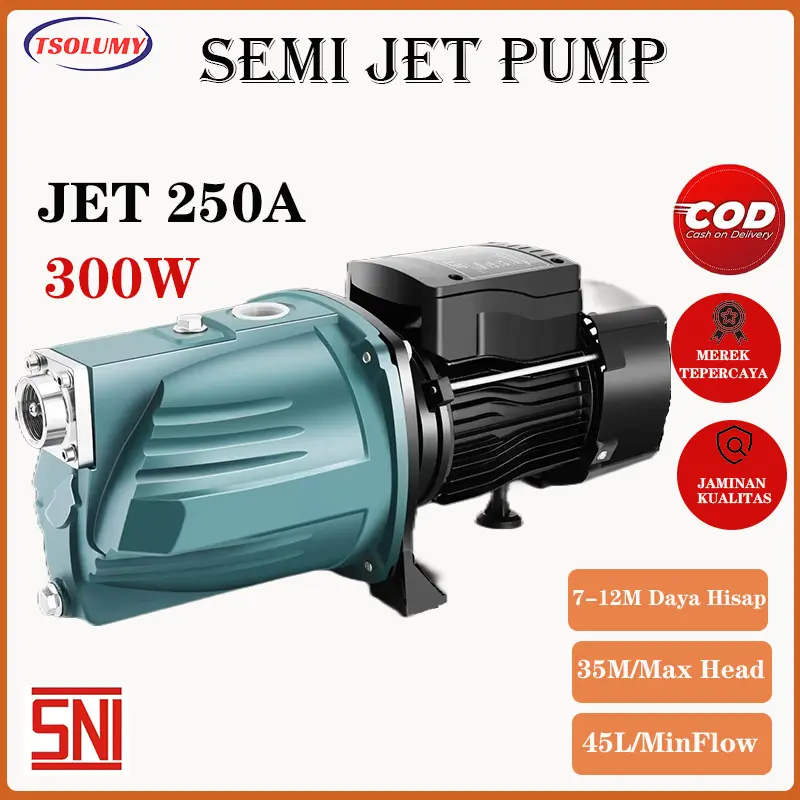 SOMY pompa air jetpump JET Pump JET250A  set komplit (jet pump 50 meter) PROMO pompa  air shimizu  indonesia pompacelup pompalistrik 0