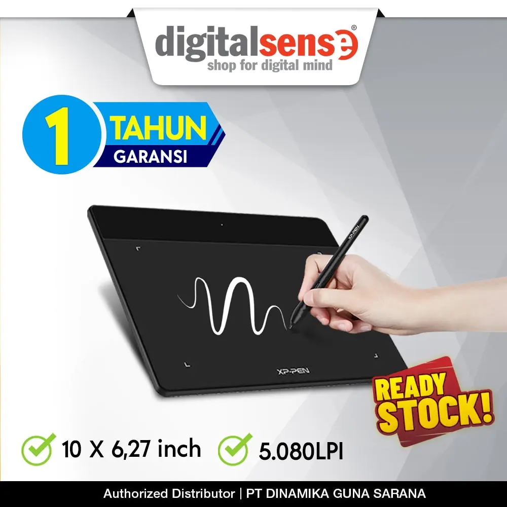 GRAPHIC TABLET XP-PEN DECO FUN L (Garansi Produk 1 Tahun - Active Area 10 x 6,27 inch)