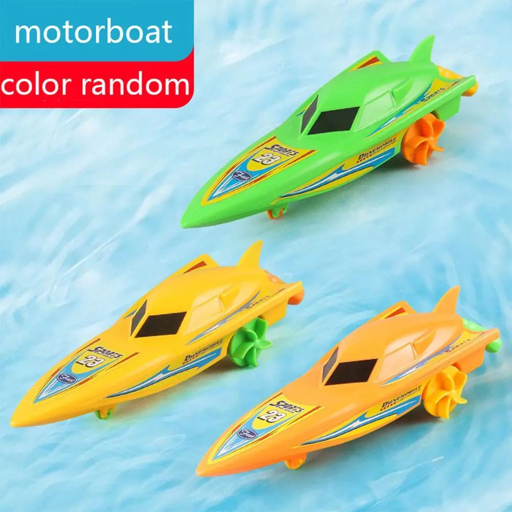 Children's Water Paddling Boats Sailboats Motorboats Speedboats Baby Showers Yachts Chain Winding Toys One Pcs