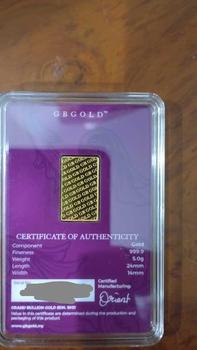 Product Review of GB GOLD Signature GoldBar 5g (Emas 999.9) from B**a 🇲**🇸 0