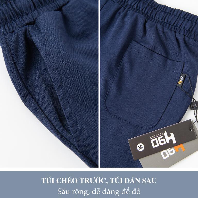 Quần Short Nam H90 Chất Thun Co Giãn, Quần Đùi Nam Mùa Hè Basic Thoáng Mát Thấm Hút Mồ Hôi QST01 5